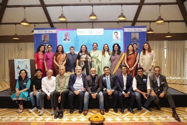 Dignitaries and keynote speakers on stage at Suncity Club